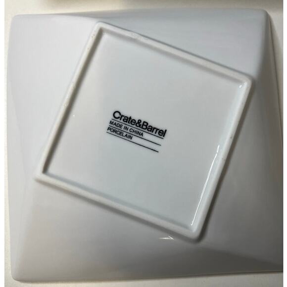 EUC Crate & Barrel Appetizer Plates - Set of 4 - Picture 6 of 8